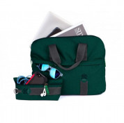 STM Judge Laptop Brief - дизайнерска чанта с дръжки за MacBook и преносими компютри до 15.4 инча (зелен) 6