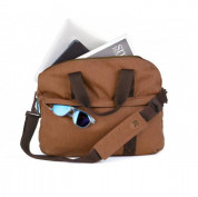 STM Judge Laptop Brief - дизайнерска чанта с дръжки за MacBook и преносими компютри до 15.4 инча (кафяв) 1