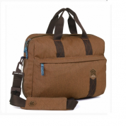 STM Judge Laptop Brief - дизайнерска чанта с дръжки за MacBook и преносими компютри до 15.4 инча (кафяв)