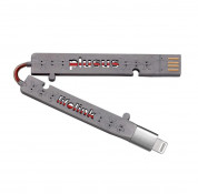 PlusUs  LifeLink Lightning USB Cable - най-тънкият сертифициран Lightning кабел за iPhone, iPad и iPod (18 см.) 