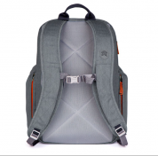 STM Kings Backpack - елегантна и стилна раница за MacBook Pro 15 и лаптопи до 15 инча (сив) 3