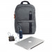STM Banks Backpack - елегантна и стилна раница за MacBook Pro 15 и лаптопи до 15 инча (сив) 5