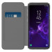Incipio NGP Folio Case - удароустойчив хоризонтален кожен калъф, тип портфейл за Samsung Galaxy S9 (сив-прозрачен) 1