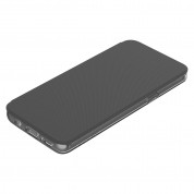Incipio NGP Folio Case - удароустойчив хоризонтален кожен калъф, тип портфейл за Samsung Galaxy S9 (сив-прозрачен) 4