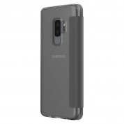Incipio NGP Folio Case - удароустойчив хоризонтален кожен калъф, тип портфейл за Samsung Galaxy S9 Plus (сив-прозрачен) 1