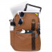 STM Banks Backpack - елегантна и стилна раница за MacBook Pro 15 и лаптопи до 15 инча (кафяв) 4