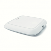 Zens Single Wireless Charger Stand 10W with Power Supply - пад за безжично зареждане на Qi съвместими устройства (бял) 2