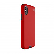 Speck Presidio Sport - удароустойчив хибриден кейс за iPhone XS, iPhone X (червен)