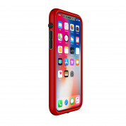 Speck Presidio Sport - удароустойчив хибриден кейс за iPhone XS, iPhone X (червен) 4