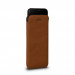 SENA UltraSlim Classic Pouch - кожен калъф (естествена кожа, ръчна изработка) за iPhone XS, iPhone X (кафяв) 1
