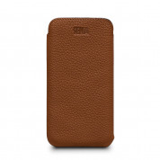 SENA UltraSlim Classic Pouch - handmade, genuine leather case for iPhone XS, iPhone X (tan) 3