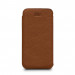SENA UltraSlim Classic Pouch - кожен калъф (естествена кожа, ръчна изработка) за iPhone XS, iPhone X (кафяв) 4