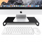 Satechi Aluminium Monitor Stand - настолна алуминиева поставка за монитори, MacBook и лаптопи (черна) 3