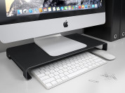 Satechi Aluminium Monitor Stand - настолна алуминиева поставка за монитори, MacBook и лаптопи (черна) 1