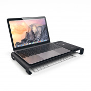 Satechi Aluminium Monitor Stand - настолна алуминиева поставка за монитори, MacBook и лаптопи (черна)