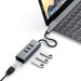 Satechi USB-C 2-in-1 Ethernet & USB Hub - 3-портов USB хъб и Gigabit Ethernet порт за MacBook и устройства с USB-C (тъмносив) 6