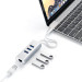 Satechi USB-C 2-in-1 Ethernet & USB Hub - 3-портов USB хъб и Gigabit Ethernet порт за MacBook и устройства с USB-C (сребрист) 6