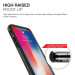Patchworks Level Silhouette - удароустойчив хибриден бъмпер за iPhone XS, iPhone X (черен)  5