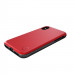 Patchworks Level ITG Case - хибриден удароустойчив TPU калъф за iPhone XS, iPhone X (червен) 8