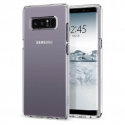 Spigen Liquid Crystal Case - тънък качествен термополиуретанов кейс за Samsung Galaxy Note 8 (прозрачен) 