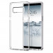 Spigen Liquid Crystal Case - тънък качествен термополиуретанов кейс за Samsung Galaxy Note 8 (прозрачен)  2
