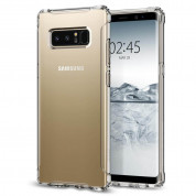 Spigen Rugged Crystal - термополиуретанов кейс с най-висока степен на защита за Samsung Galaxy Note 8 (прозрачен) 2