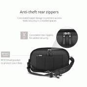 Moshi Tego Sling Messenger - стилна чанта за преносими компютри и таблети до 13 инча (черен) 2