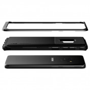 Verus High Pro Shield Case - висок клас хибриден удароустойчив кейс за Samsung Galaxy S9 (черен) 3
