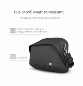 Moshi Tego Sling Messenger - стилна чанта за преносими компютри и таблети до 13 инча (сив) 3