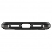 Spigen Reventon Case - хибриден удароустойчив кейс и 2 броя стъклено покритие за iPhone XS, iPhone X (черен-мат) 6