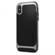 Spigen Neo Hybrid Case - хибриден кейс с висока степен на защита за iPhone XS, iPhone X (черен-мат)  4