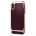 Spigen Neo Hybrid Case - хибриден кейс с висока степен на защита за iPhone XS, iPhone X (тъмночервен-златист) 4