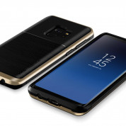 Verus High Pro Shield Case - висок клас хибриден удароустойчив кейс за Samsung Galaxy S9 (златист) 4