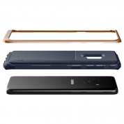 Verus High Pro Shield Case - висок клас хибриден удароустойчив кейс за Samsung Galaxy S9 (син) 4