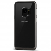 Verus Crystal Bumper Case - хибриден удароустойчив кейс за Samsung Galaxy S9 (черен-прозрачен)