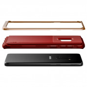 Verus High Pro Shield Case - висок клас хибриден удароустойчив кейс за Samsung Galaxy S9 Plus (червен) 3