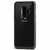 Verus Crystal Bumper Case - хибриден удароустойчив кейс за Samsung Galaxy S9 Plus (черен-прозрачен) 2