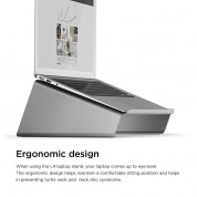 Elago L4 Stand - ергономична дизайнерска поставка за MacBook, преносими компютри и таблети (тъмносив) 6