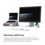 Elago L4 Stand - ергономична дизайнерска поставка за MacBook, преносими компютри и таблети (тъмносив) 4