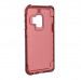 Urban Armor Gear Plyo Case - удароустойчив хибриден кейс за Samsung Galaxy S9 (червен-прозрачен) 5