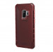 Urban Armor Gear Plyo Case - удароустойчив хибриден кейс за Samsung Galaxy S9 (червен-прозрачен) 4