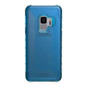 Urban Armor Gear Plyo Case - удароустойчив хибриден кейс за Samsung Galaxy S9 (син-прозрачен)