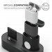 Elago Trio Charging Hub - силиконова поставка за зареждане на iPhone, Apple Watch и Apple AirPods (черна) 5