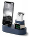Elago Trio Charging Hub - силиконова поставка за зареждане на iPhone, Apple Watch и Apple AirPods (тъмносиня) 1