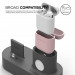 Elago Trio Charging Hub - силиконова поставка за зареждане на iPhone, Apple Watch и Apple AirPods (тъмносива) 5