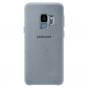 Samsung Alcantara Cover EF-XG960AMEGWW - оригинален кейс от алкантара за Samsung Galaxy S9 (светлосин)