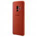 Samsung Alcantara Cover EF-XG960AREGWW - оригинален кейс от алкантара за Samsung Galaxy S9 (червен) 2