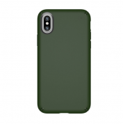 Speck Presidio Case - удароустойчив хибриден кейс за iPhone XS, iPhone X (зелен)