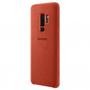 Samsung Alcantara Cover EF-XG965AREGWW - оригинален кейс от алкантара за Samsung Galaxy S9 Plus (червен) 1