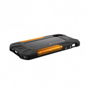 Element Case Formula Case - удароустойчив хибриден кейс за iPhone XS, iPhone X (черен-оранжев)  1